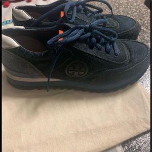 Tory Burch sawtooth logo trainer sneakers